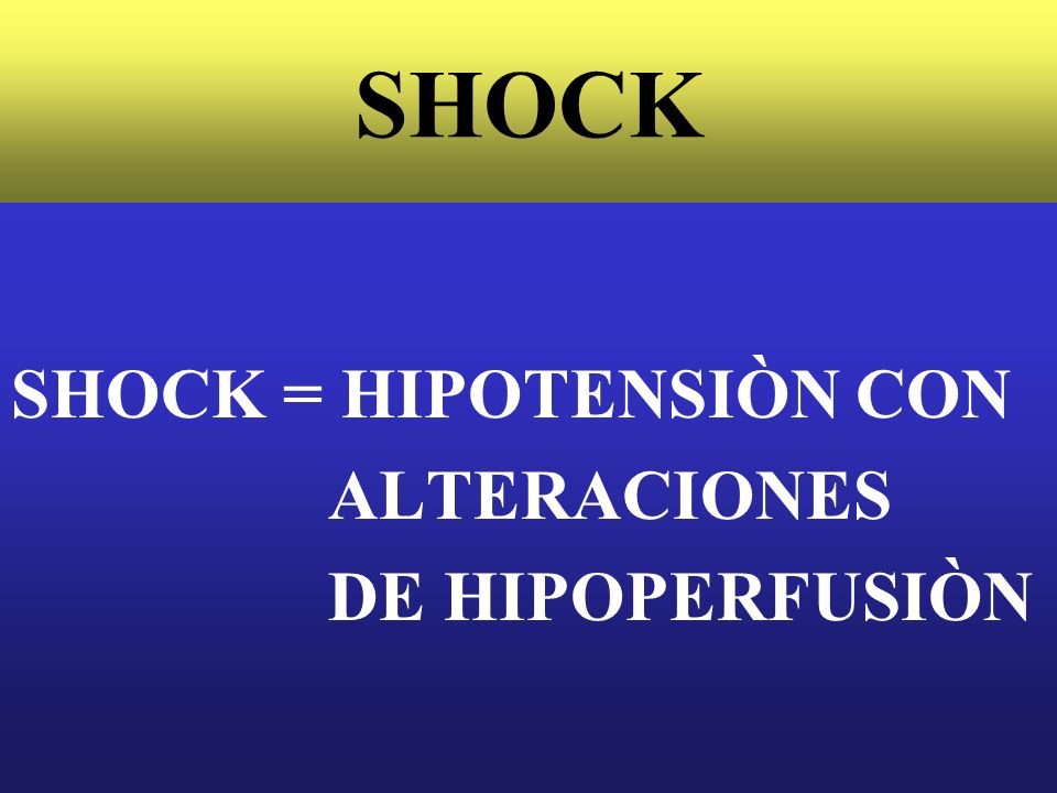 Indice de choque en obstetricia
